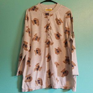 CST Sport Vintage Long Sleeve Teddy Bear Top